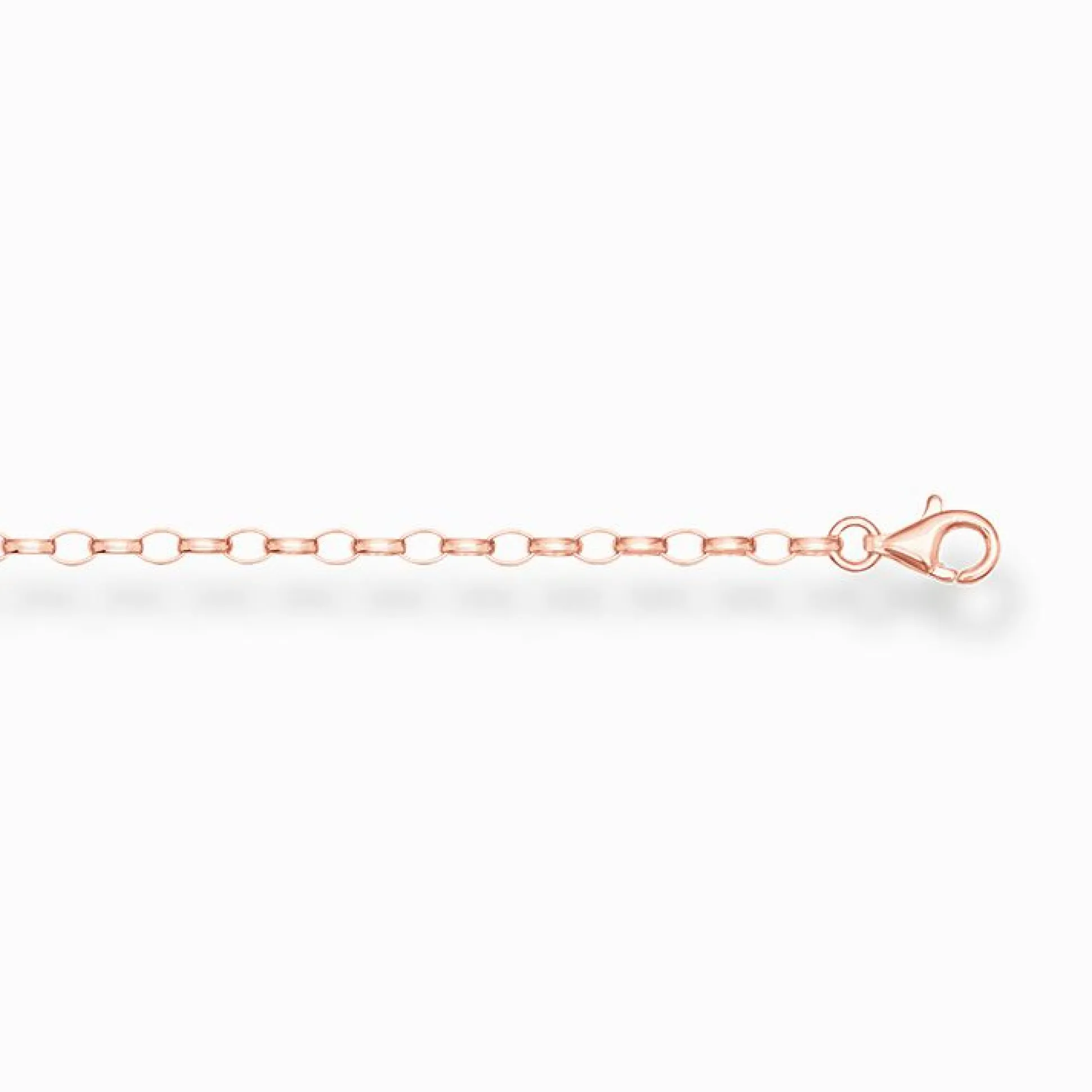 Best Verlängerungskette klassisch Damen 18K Rosé-Vergoldung - 925 Silber