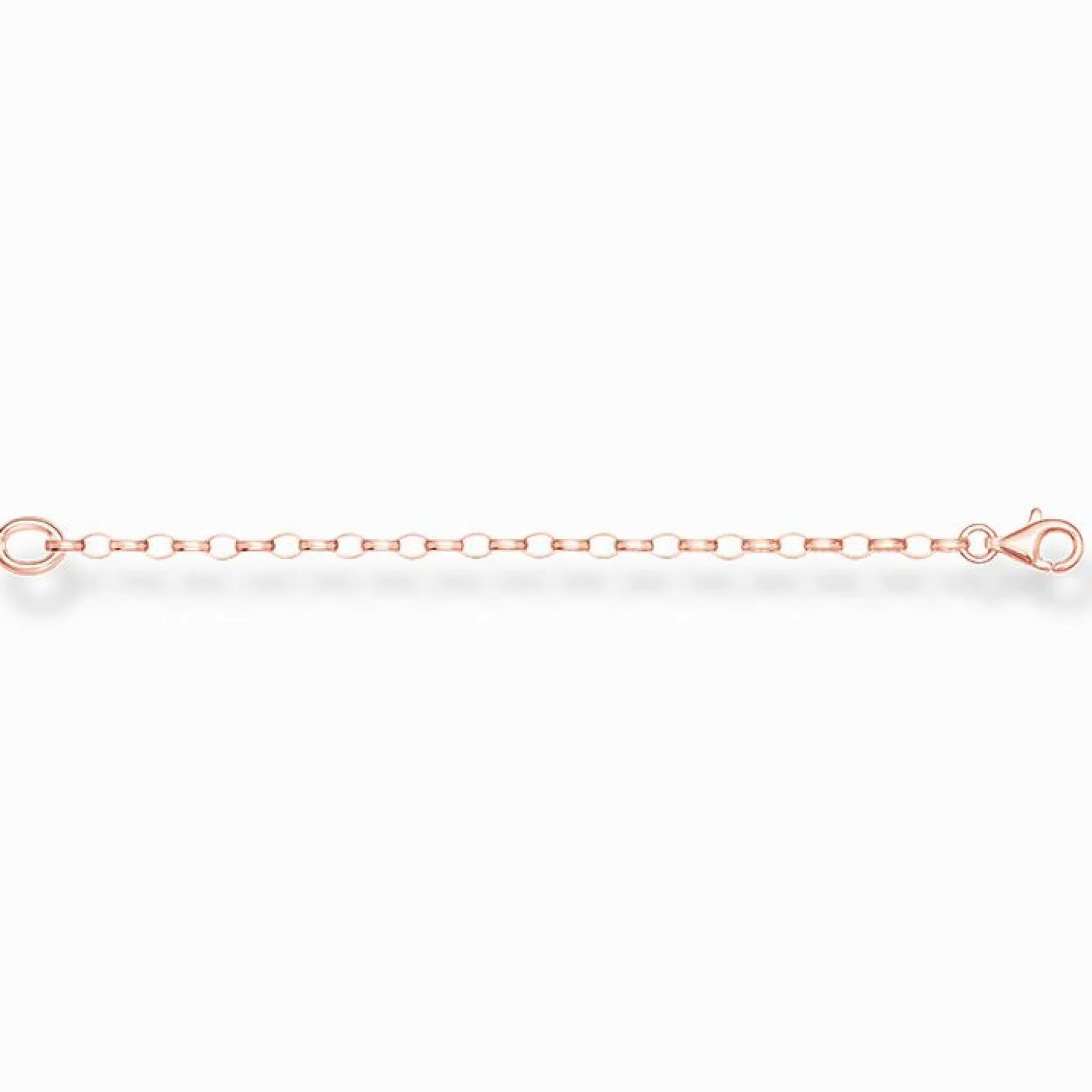 Best Verlängerungskette klassisch Damen 18K Rosé-Vergoldung - 925 Silber