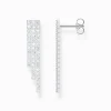 Shop Wasserfall-Ohrringe mit weißen Steinen Silber Damen Ohrringe|925 Silber